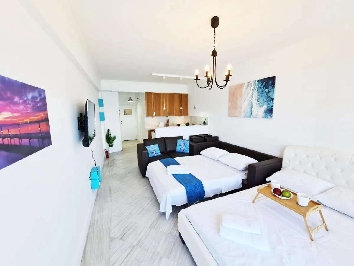 Apartament Beach Serenity Studio On Makenzy Larnaca Cypr